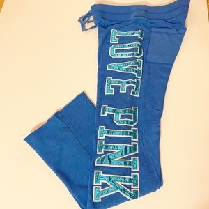 PINK VICTORIAS SECRET Raw Hem Sweatpants